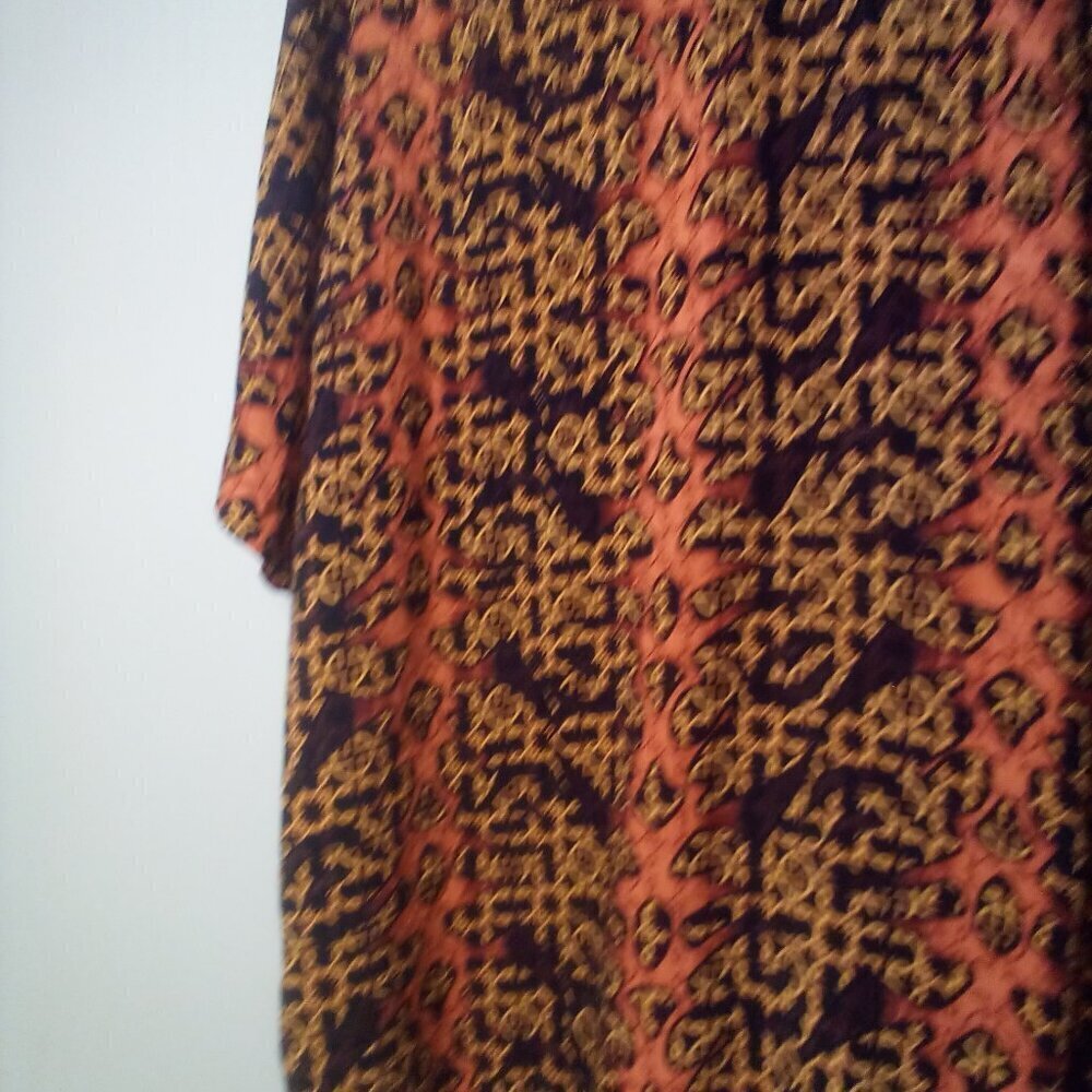 Morro Bay Shirt M Men Short Sleeve Button Up Pattern Brown Black - Picture 12 of 13